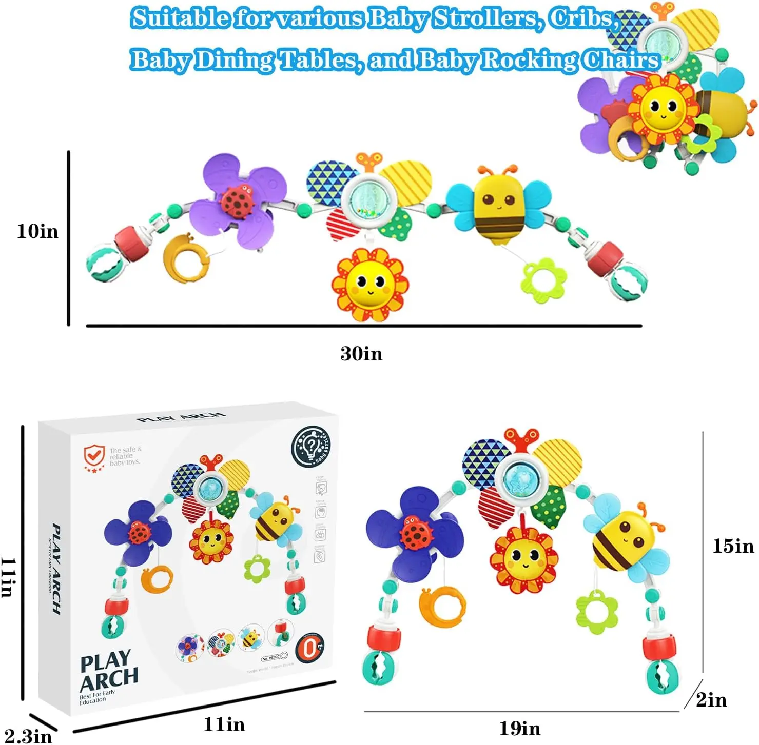 Chachi игрушки Juguetes De Cuna Para Bebe Recien Nacidos Juguete Arco Coche Sensoriales