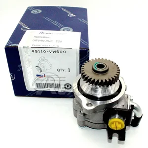 Rexwell Hydraulic Oil Power Steering Pump Use for Urvan E25 ZD30 49110-VW601 49110VW600