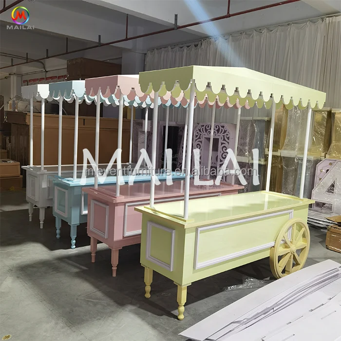 Fancy Colors Dessert Cart - Perfect for Weddings & Parties