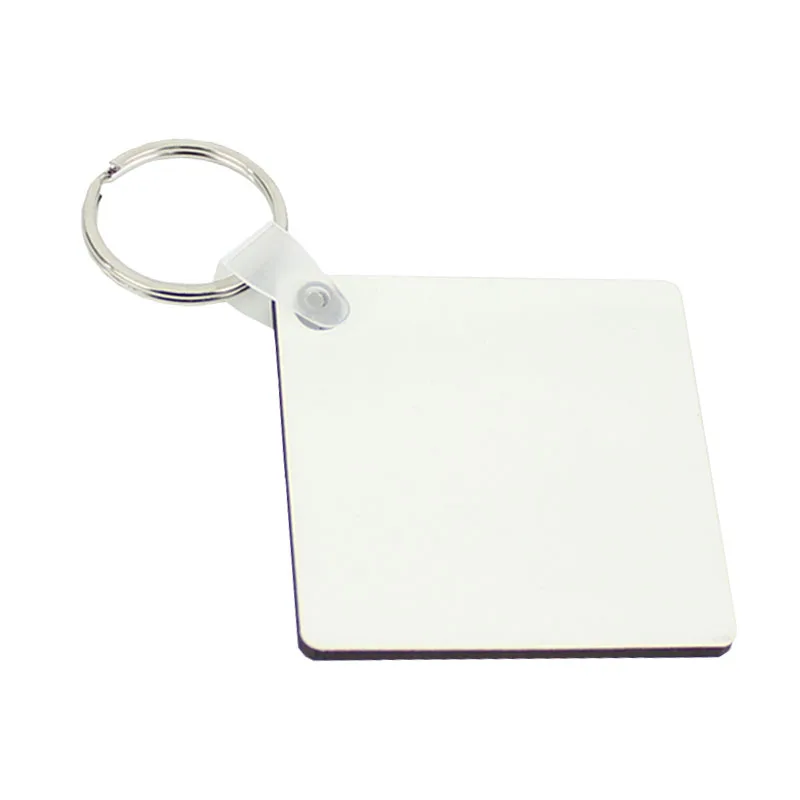 Wholesale Big Sale Warehouse Clearance Sublimation Blanks MDF Fam Round  House Square Heart Mom Dad Grad Keychain From m.