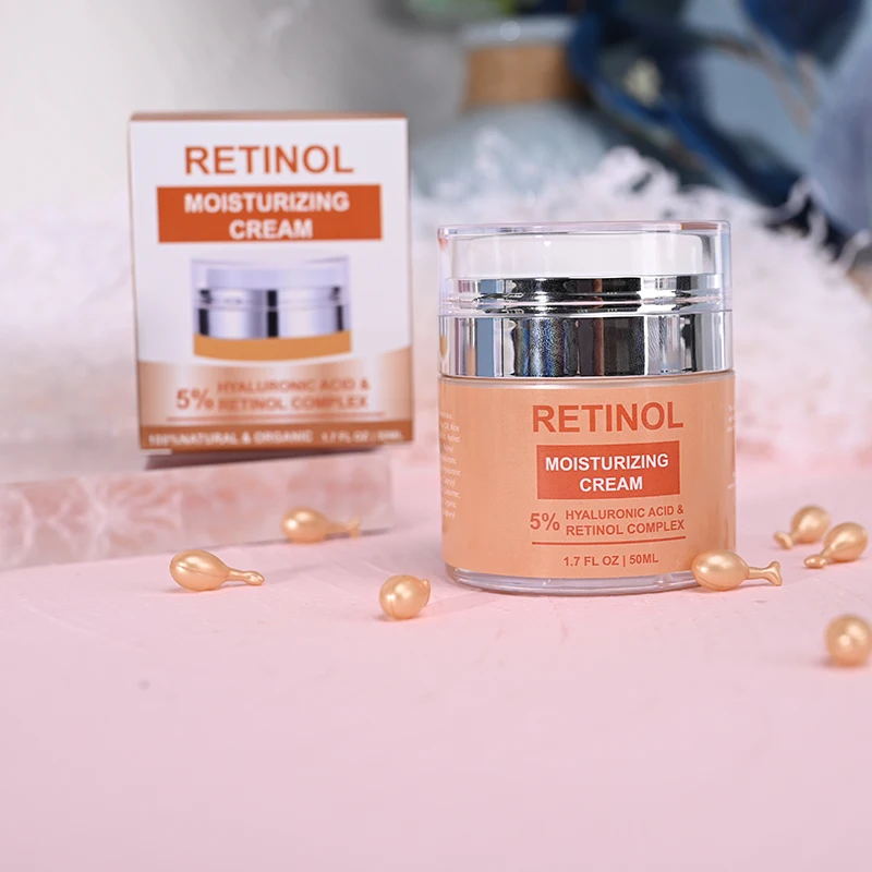 AiXin Private Label 50ML Hydrating Anti Wrinkle Repairing Smoothing Skin Brightening Vitamin a Face Moisturizer Retinol Cream