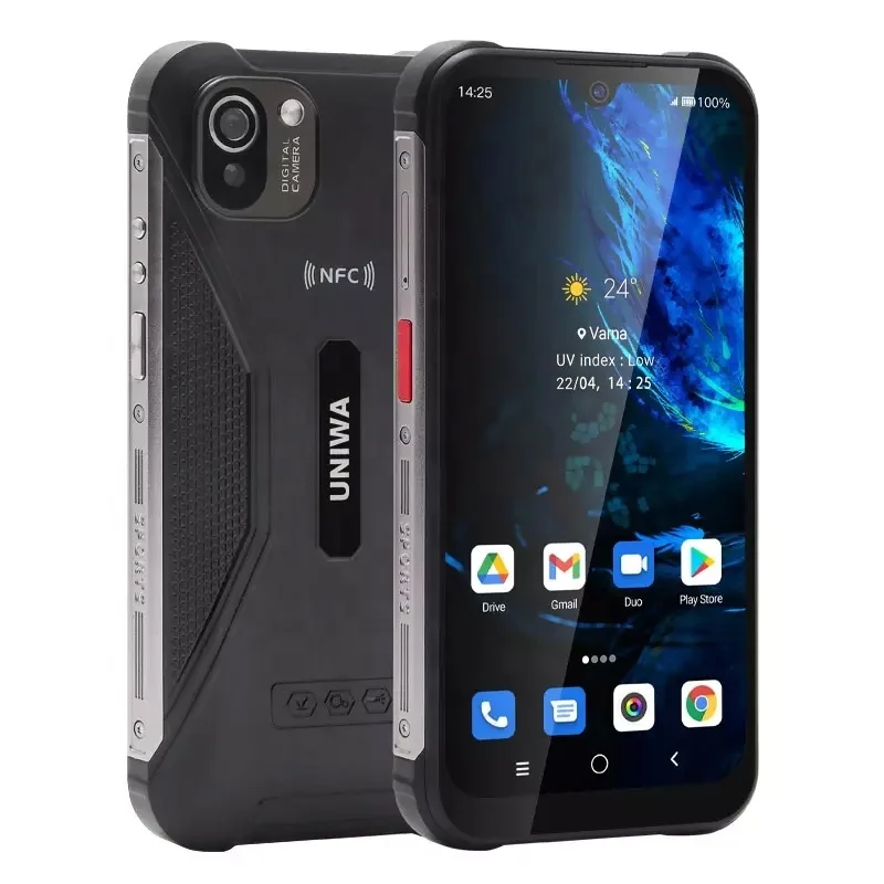2025 4G Rugged Smartphone NFC Dual Band WiFi MT6761 Quad Core Android 12 3GB 32GB LTE GSM HD Screen Gaming Shockproof Features