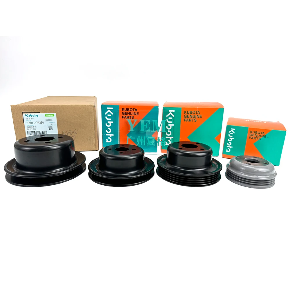 Fan Pulley D600 D640 D650 D750 D905 for Kubota Pulley Engine Parts D1102 DH1100 D1301 D1302 D1402 Diesel Engine Fan Pulley