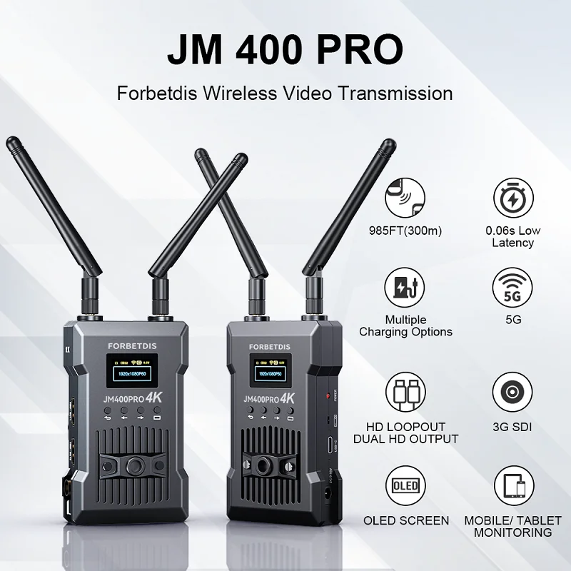 JM400PRO Wireless Video Transmission Kit - 990ft Range