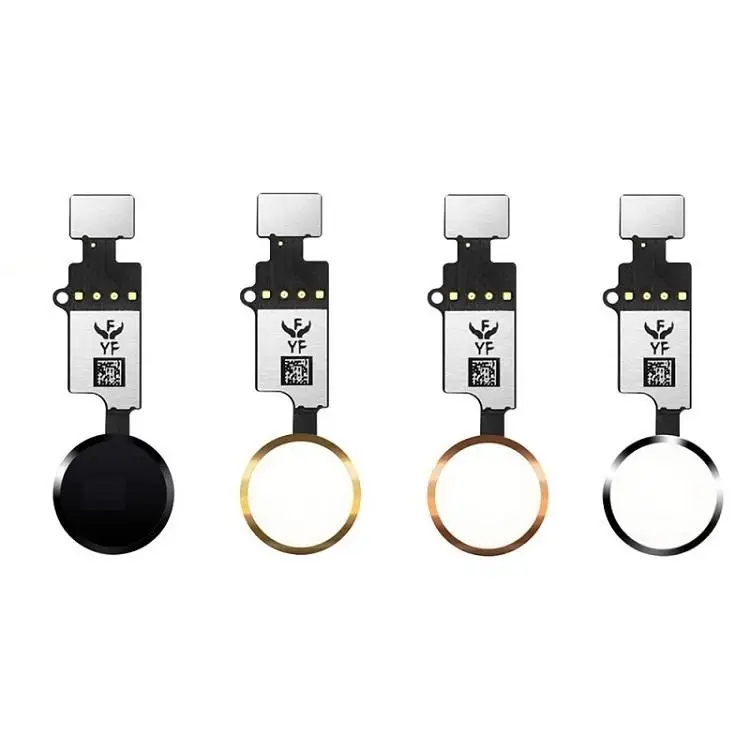 Home Button Flex for iphone 5 5s 6 6s 6splus 7 7plus 8 8plus YF Home Button with Fingerprintes Sensor