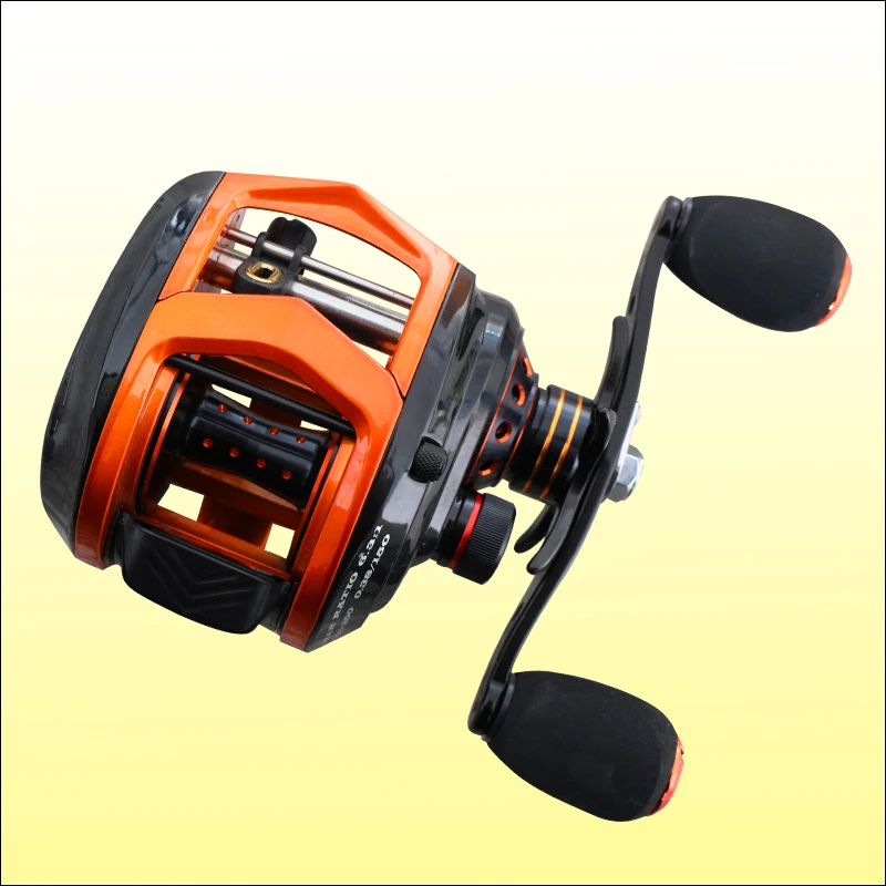6 speed baitcaster reel KastKing Spartacus II Baitcasting Black / 7.2:1 / Left Handed speed performance facilitated by high The Fastest Baitcasting Reels 