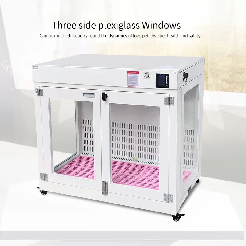 【美品】ペット用 犬 猫 大風量 ドライヤー ブロワー ホワイト DogOne製 超強風 速乾 ペット用ドライヤー ブロワー 温風も出る