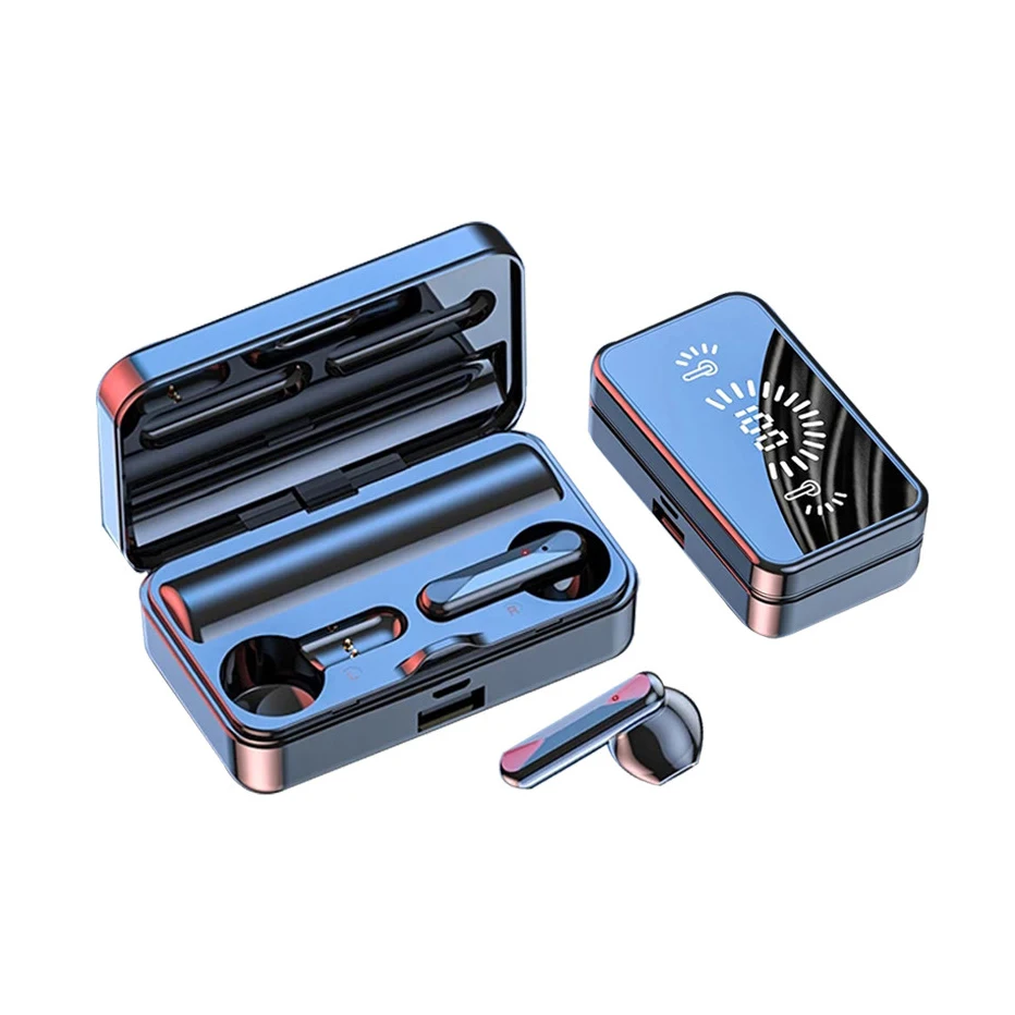 S20 TWS Touch Stereo Sports Earbuds Waterproof Reflective