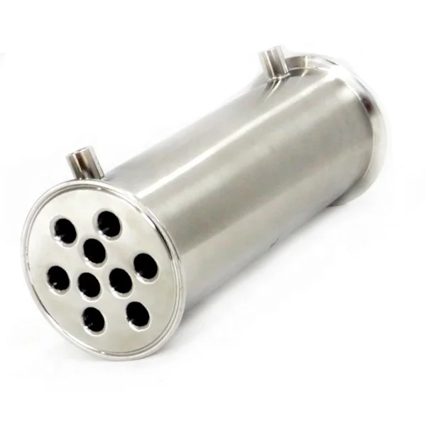 Deflagmator Tri Clamp Dephlegmator Distillation Column Condenser With Exchange Tube ...