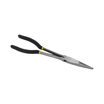 OEM Customizable Auto Repair Plier with Soft Grip Plastic Handle Straight Head Extension Tongs Tool Steel Tool