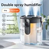Dual-Spray Humidifier (Gray) USB Plug-in Version