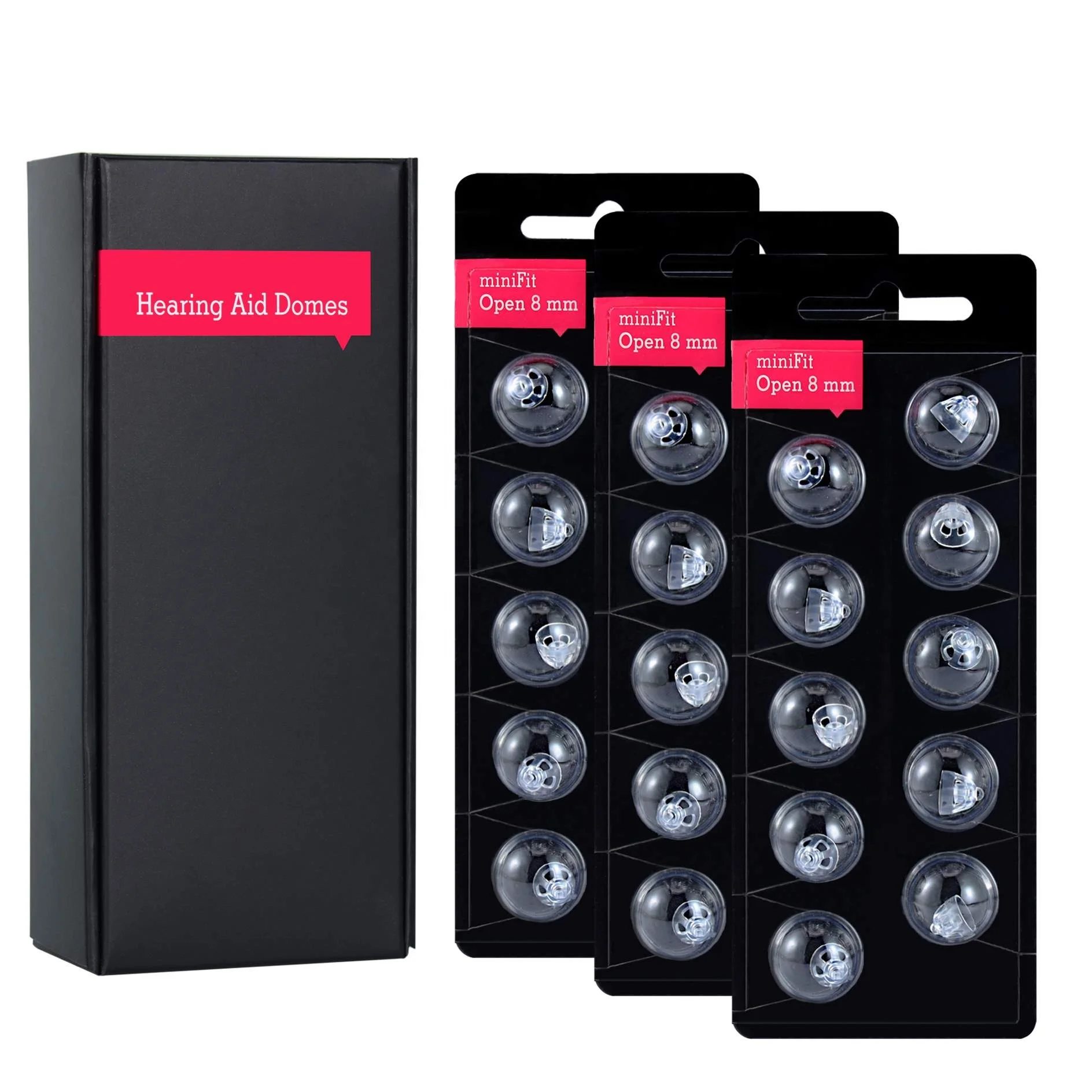 Oticon Hearing Aid Minifit Power Domes 6Mm Pack Of 10 Closed Open Fit