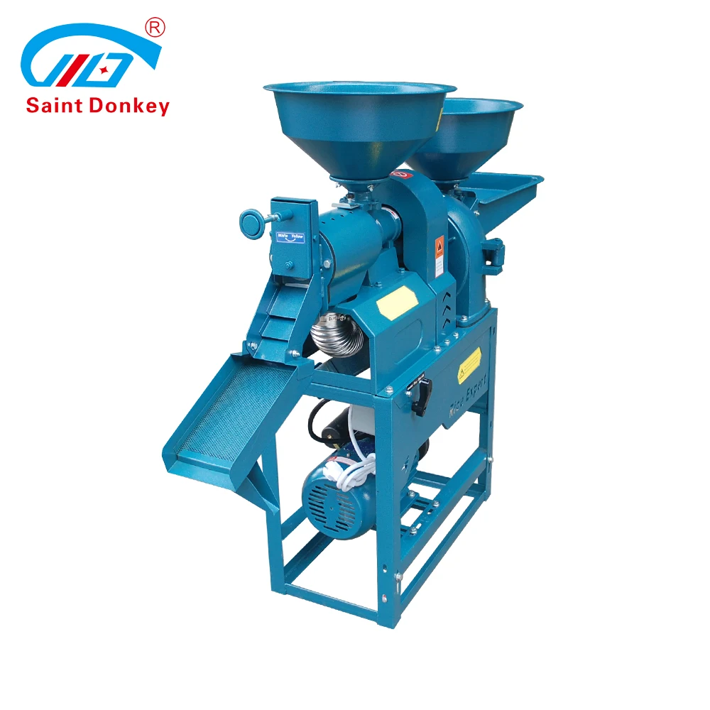 High Output Best Selling Auto Rice Mill Combined with Grain Powder Crusher Machine