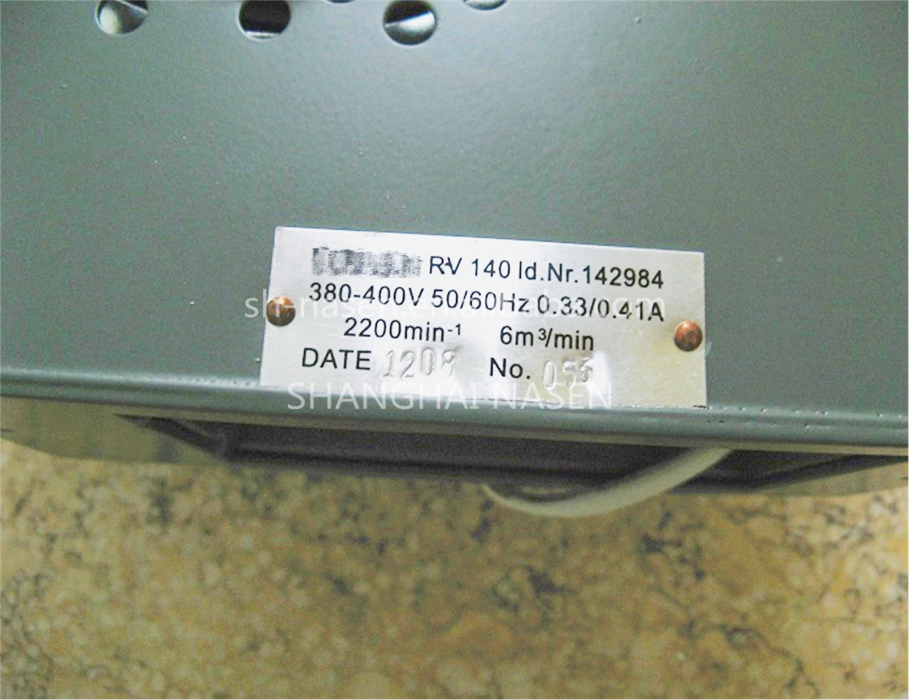 SCH Elevator Fan RV140 Id.Nr.142984