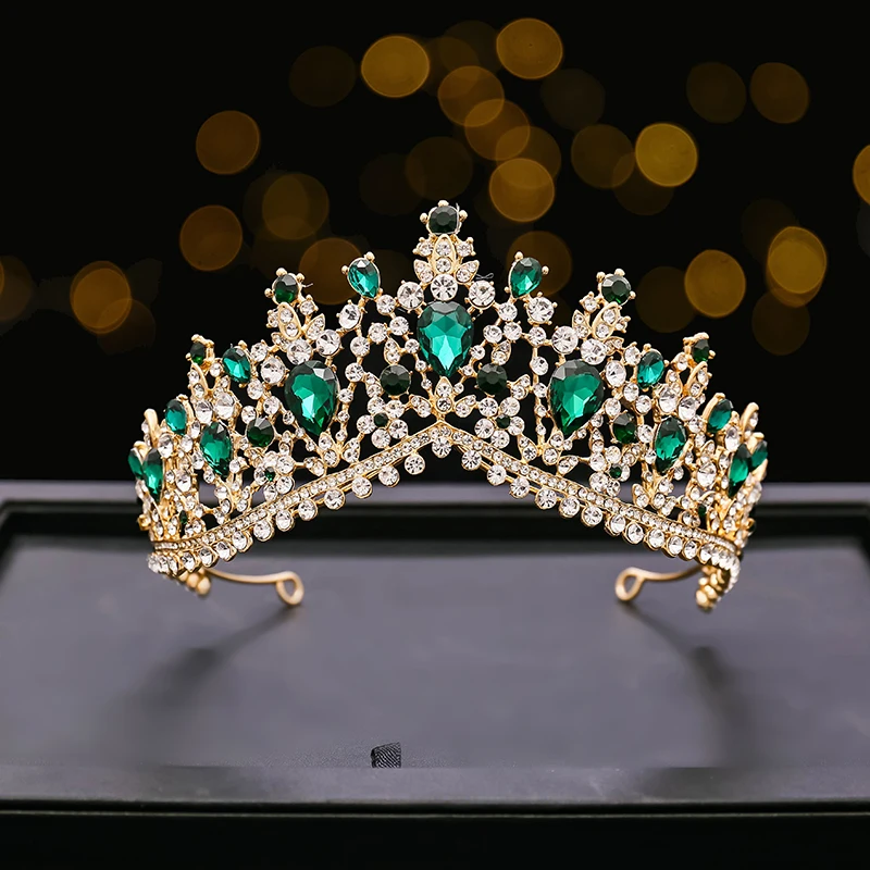 Украшенные стразами короны богини свадебные аксессуары для волос Корона повязка на голову