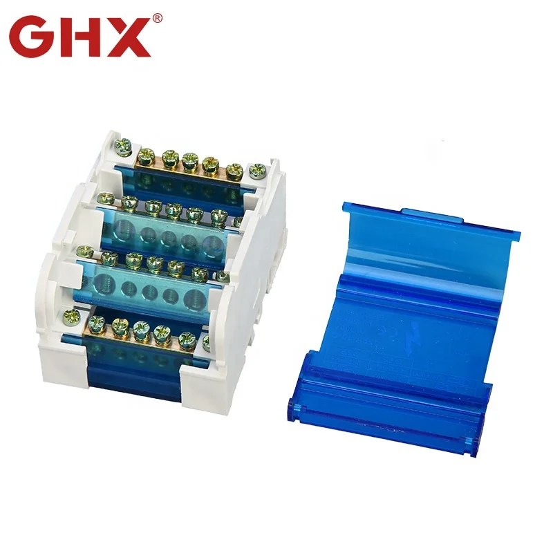 Ylc 407 125a 500v Brass Busbar Distribution Terminal Blocks Connector