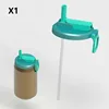 Color matching blue and green (including straw) 1pc