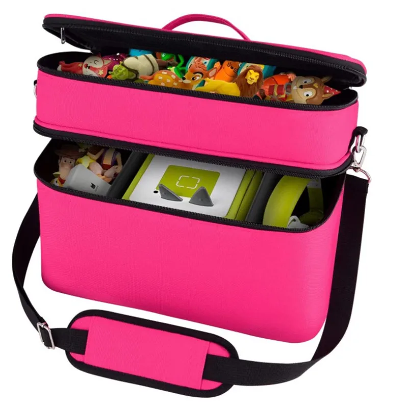 My Stitchery Sac De Rangement Toniebox Personnalisable Brodé - Idéal Pour 15 Figurines, Tigerbox & Technifant