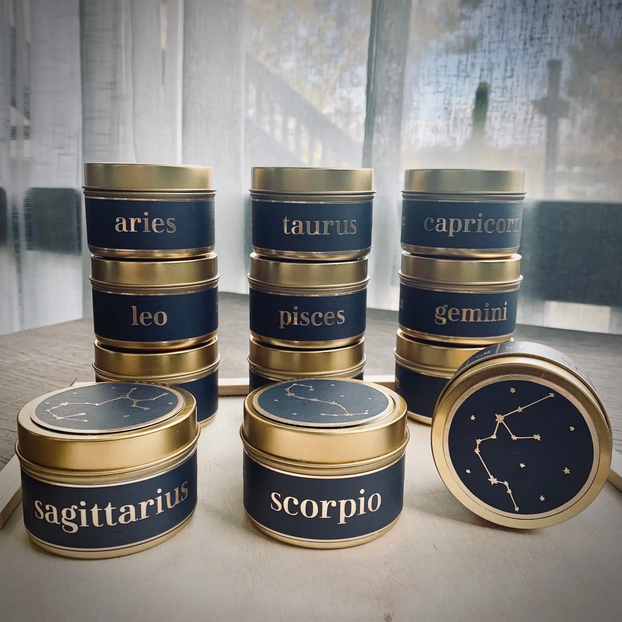 Zodiac Candle Luxury Wholesale 12 Constellations Gift Handmade Zodiac