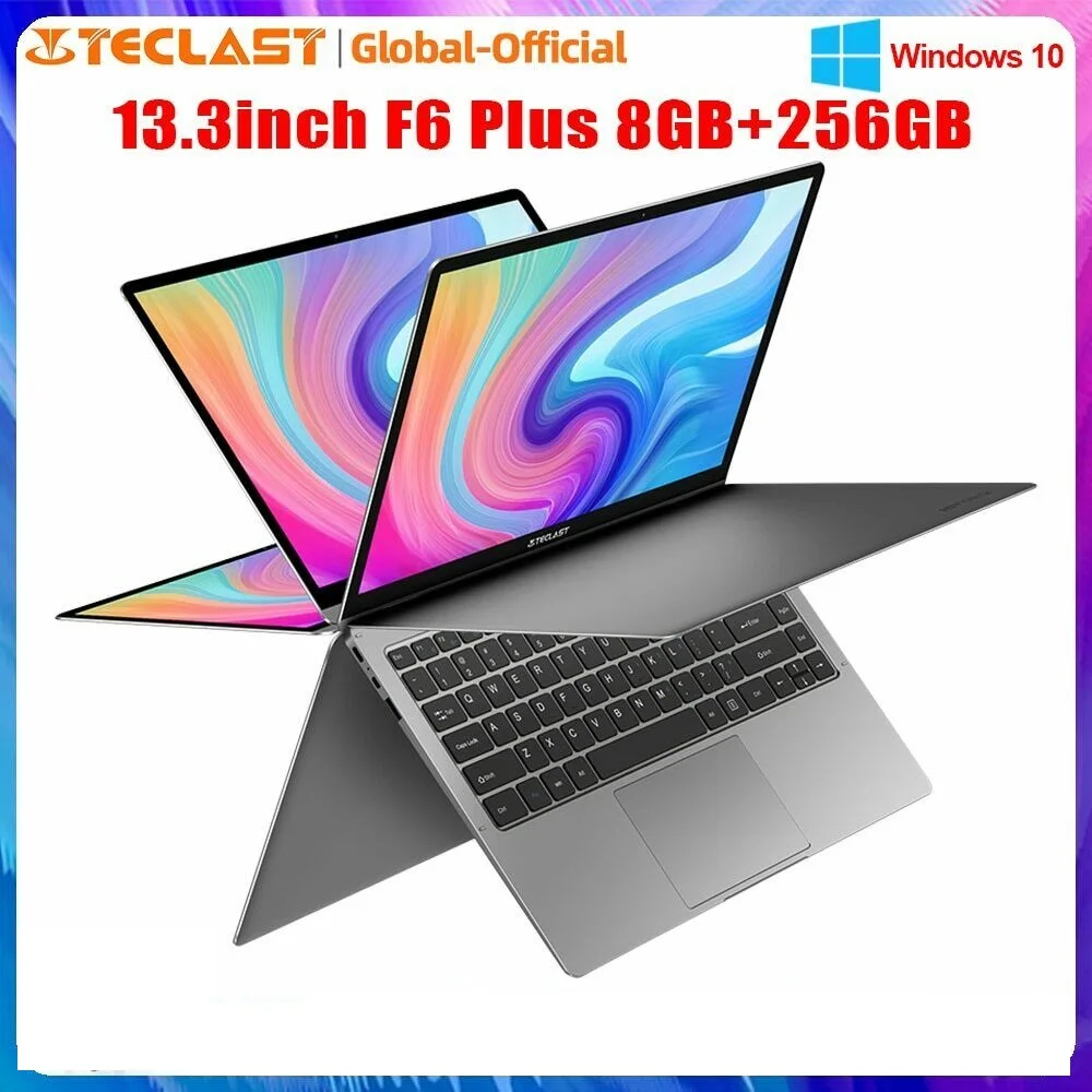 ノートPC TECLAST  F6 Plus Teclast F6 Plus】画面が360°回転して、家でも外でも万能に