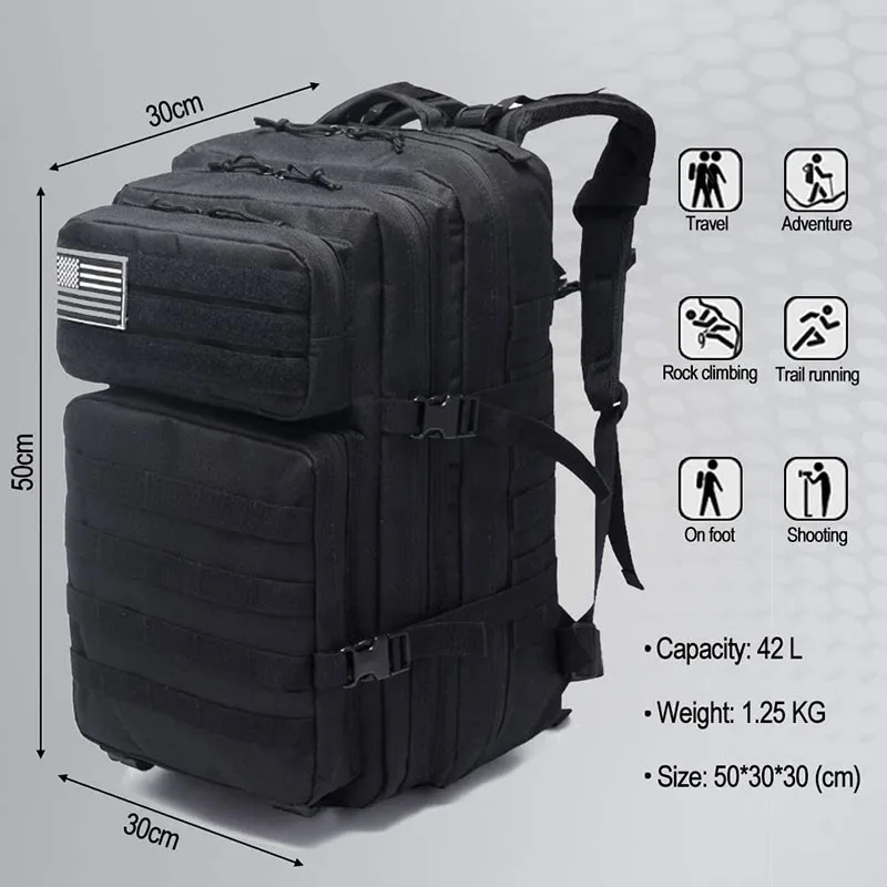 Top Selling Practical Assault Bag Rucksack High Quality Tactical Bag Backpack Field Camouflage Tactical Backpack