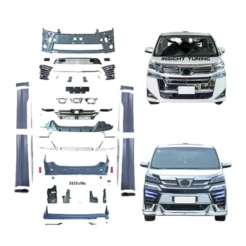 High Quality Auto Bodykit Accessories Car Bumpers 2018+ for Toyota Alphard 30 Upgrade Body Kit