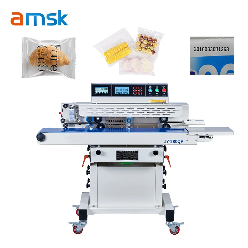 JY-280Q/280QP Horizontal Intelligenter Kontinuierlicher Automatischer Vakuumsiegelmaschinen Stickstoffaufblasverpackungsmaschine