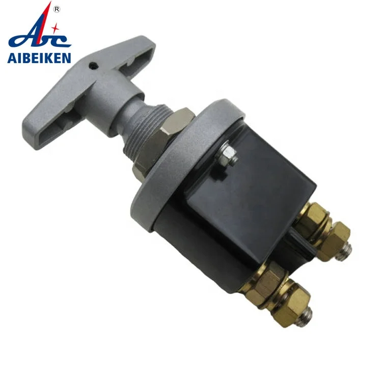 Fixed Handle Disconnect 12V 24V Control Cut Off Electrical Master Isolator Battery Switch for Truck