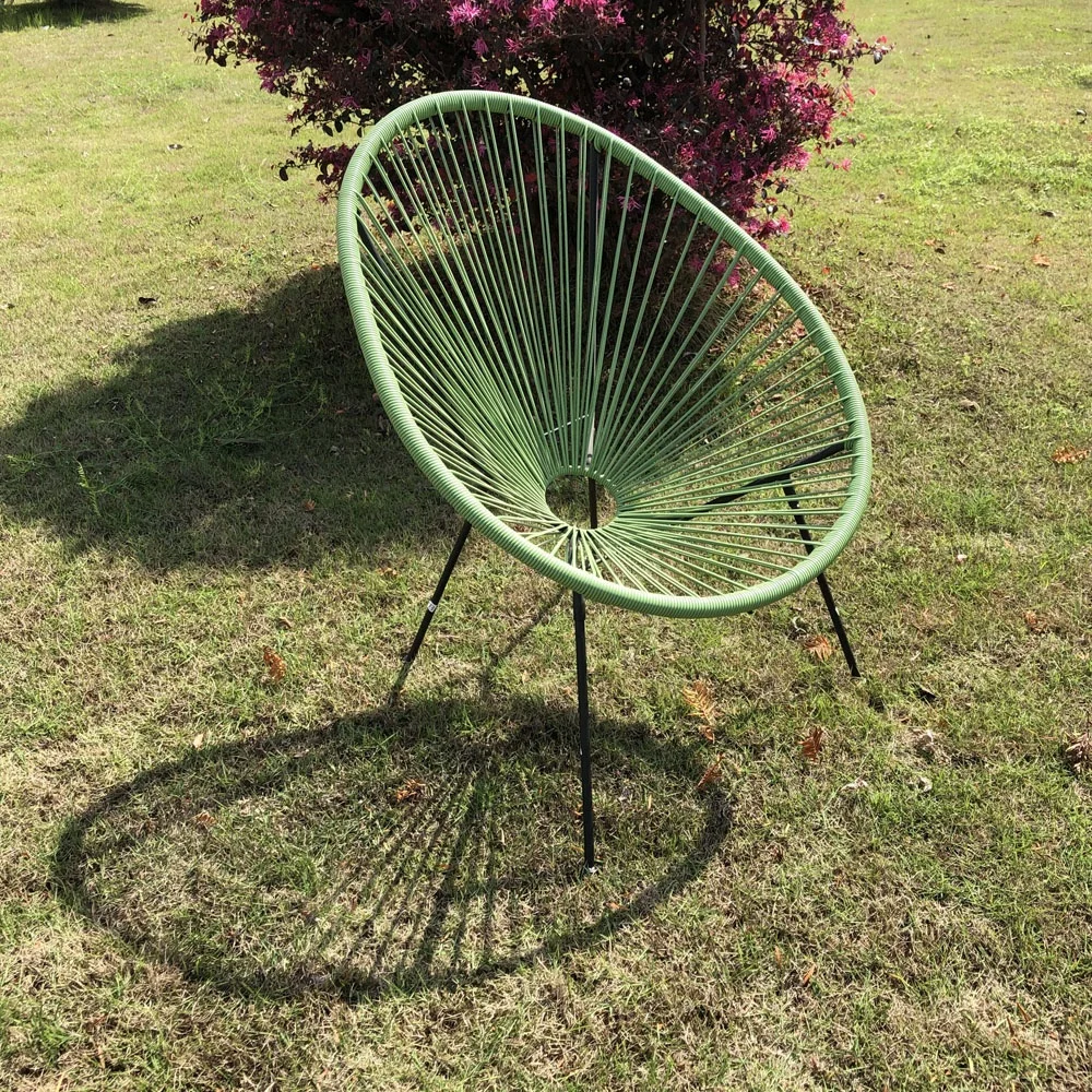 Outdoor Garden Acapulco Chair Rattan Wicker Garden Colorful String Egg