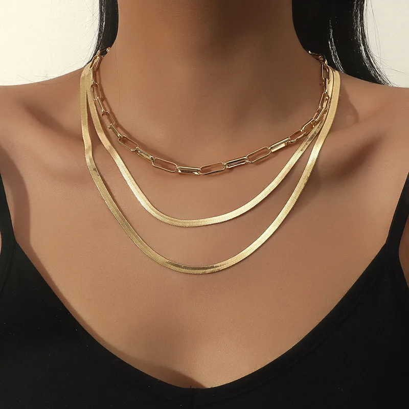 Trendy 18k Gold Filled Stainless Steel 