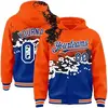 Orange-royal Blue