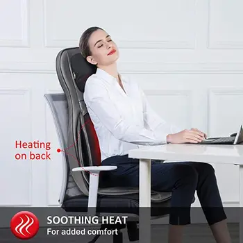 Best Choice Products Air Compression Shiatsu Neck Back Massager Cushion  Seat, 2D/3D Kneading with Heat, Rolling & Spot Massage 