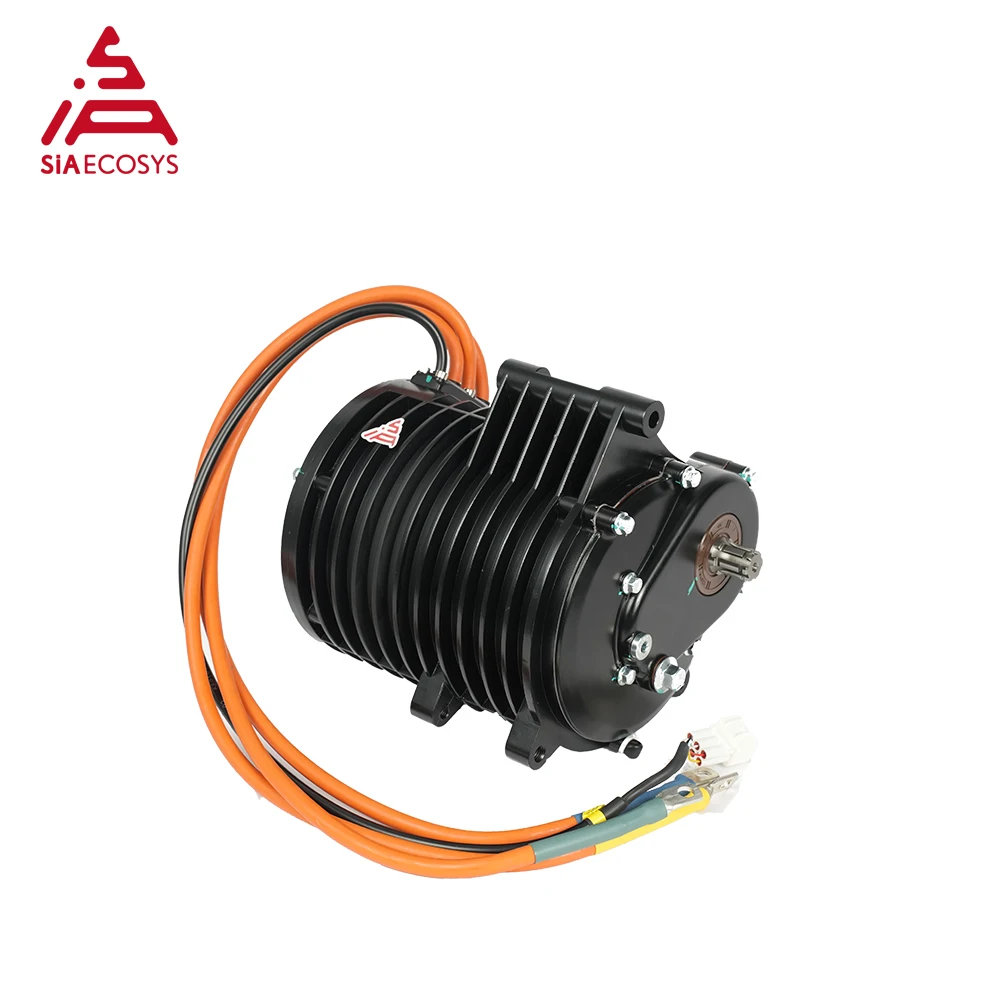 QS MOTOR QS138 V3 3000W 72V Mid Drive Motor with 1:2.35 Gearbox