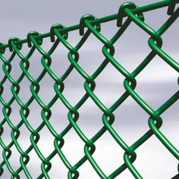 Hot Dipped Galvanized Wire Vinyl Coated Diamond Mesh 5 Foot Chain Link Fence for Sports Court