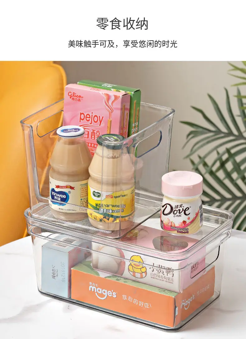 Wholesale Daily Necessities Organizer Clothes Storage Box Stackable Clear Plastic PET Multifunction Clothing Organizer Modern factory