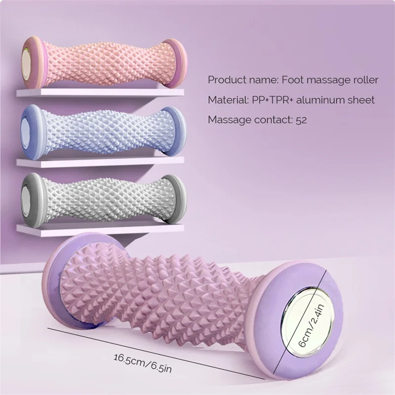 Foot Massage Roller  Plantar Acupressure Relaxation Feet Shiatsu Calf Shaping Massage Tools