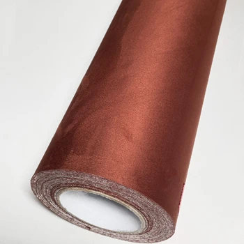 Self Adhesive Suede Fabric Brown Camel Easy Apply For Car Seat/Roof/Pillar/Wheels Interior Wrap Color