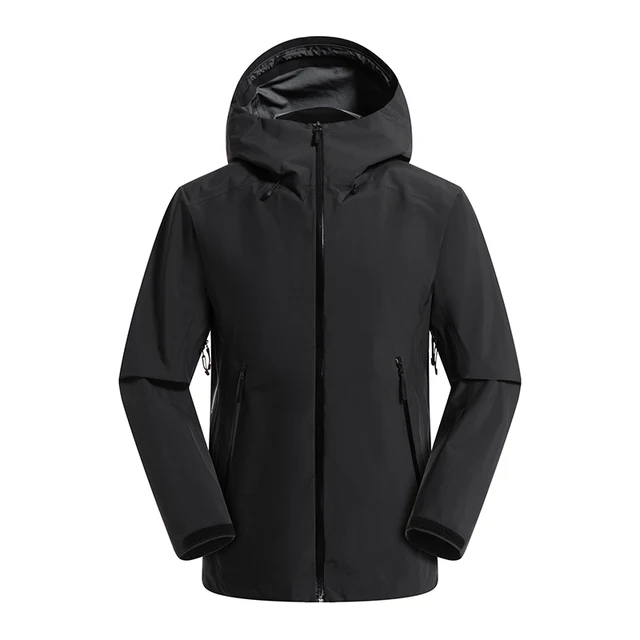 Manufacturer's price: Black durable soft shell jacket breathable and warm hiking jacket windproof and waterproof