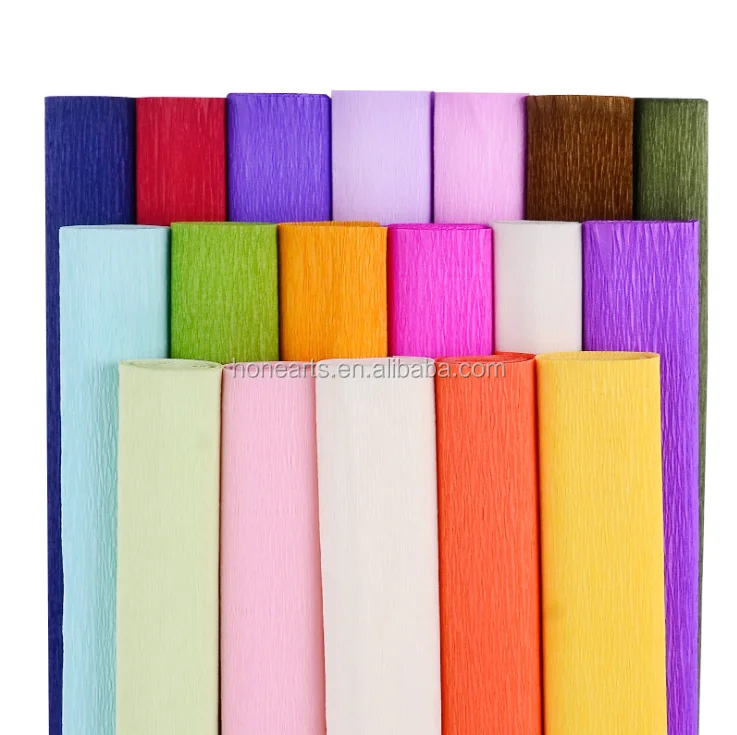 Heavy Crepe Paper Italian Crepe Paper Flowers for Craft