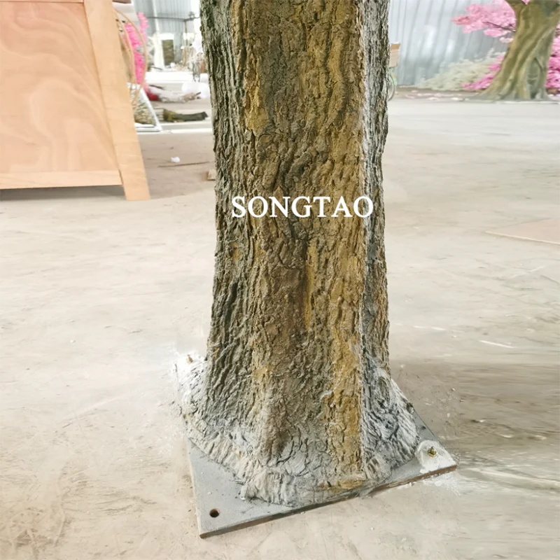 6 Meter Large Green Artificial White Theme Park Ficus Tree Artificial