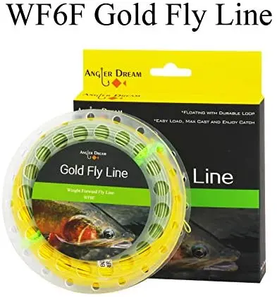 WF2F Gold Fly Line 90FT Weight Forward Floating Fly Fishing Line