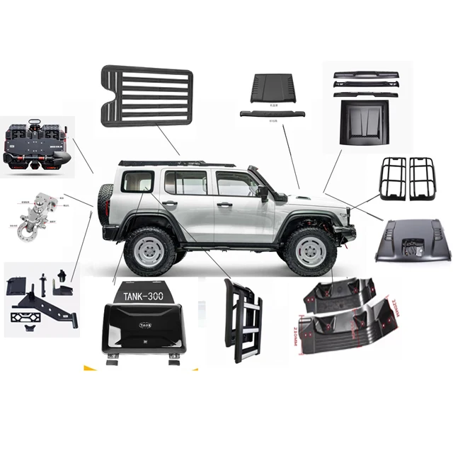 Tank 300 Accessories Aluminum Alloy Roof Rack Platform Luggage For Tank 300 Auto Parts 999067