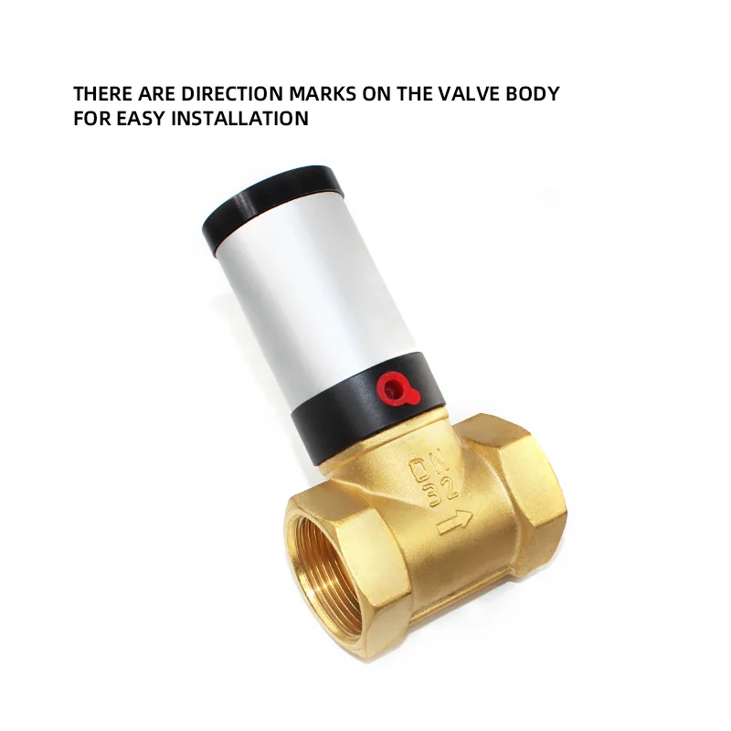 China  Yutai Pneumatic Factory Manufacturer Q22HD Series Two Position Pneumatic Solenoid Right Angle Air Control Bevel Valve