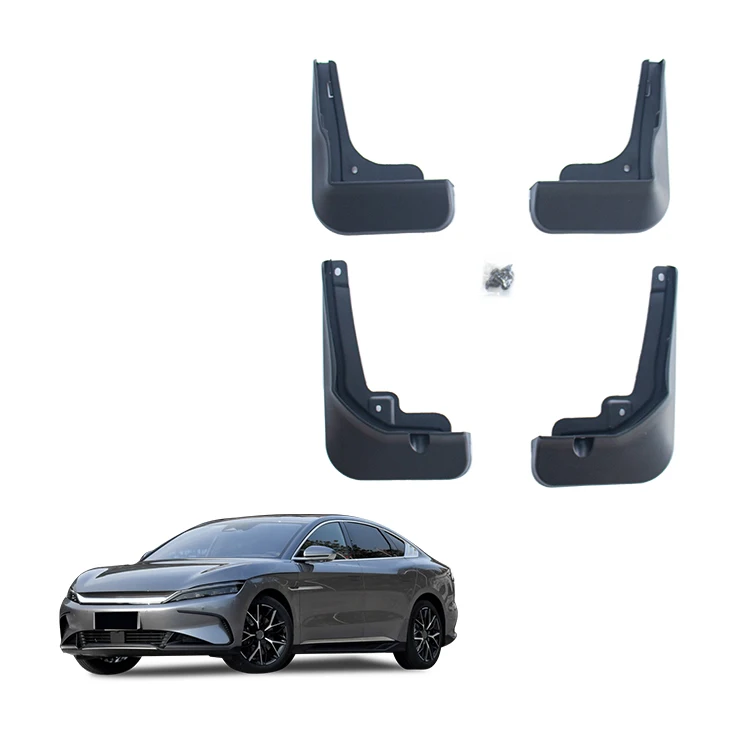 Factory Directly Sale High Quality Mud Flaps Guard Splash Guards PP Plastic Mudguard for BYD Han EV Accessory