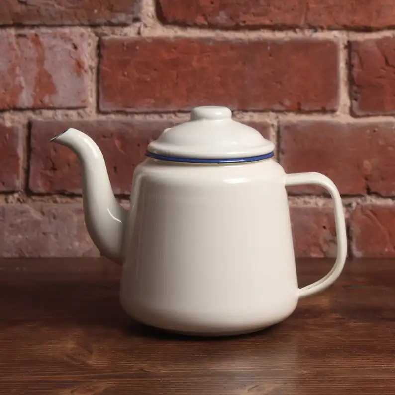 White Country Rose Ceramic Kettle - 1L – Jean Patrique Professional Cookware