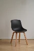 Asiento negro + pata natural