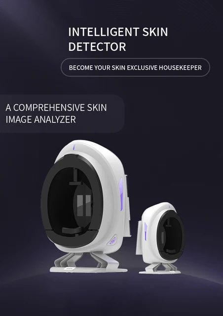 AISIA Q1 3D AI 顔の肌分析機 肌の問題検出 診断 8スペクトルの