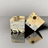 Cubo de Piedra con Pintura China a Tinta