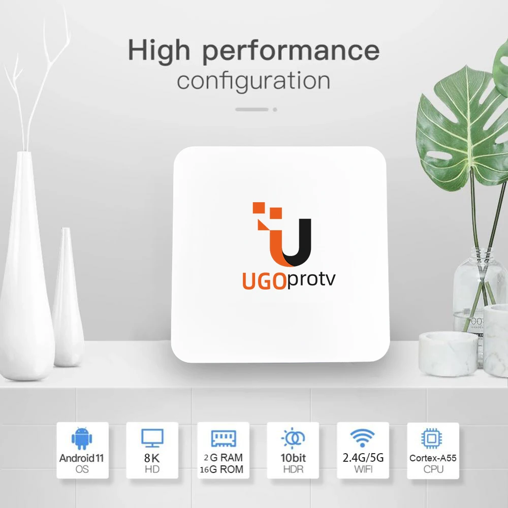 Android 11 4K HD IP Smart OTT TV Box Amlogic S905X4 4K Set-Top Box