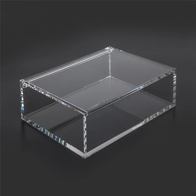 Custom square clear plexiglass box, custom acrylic box